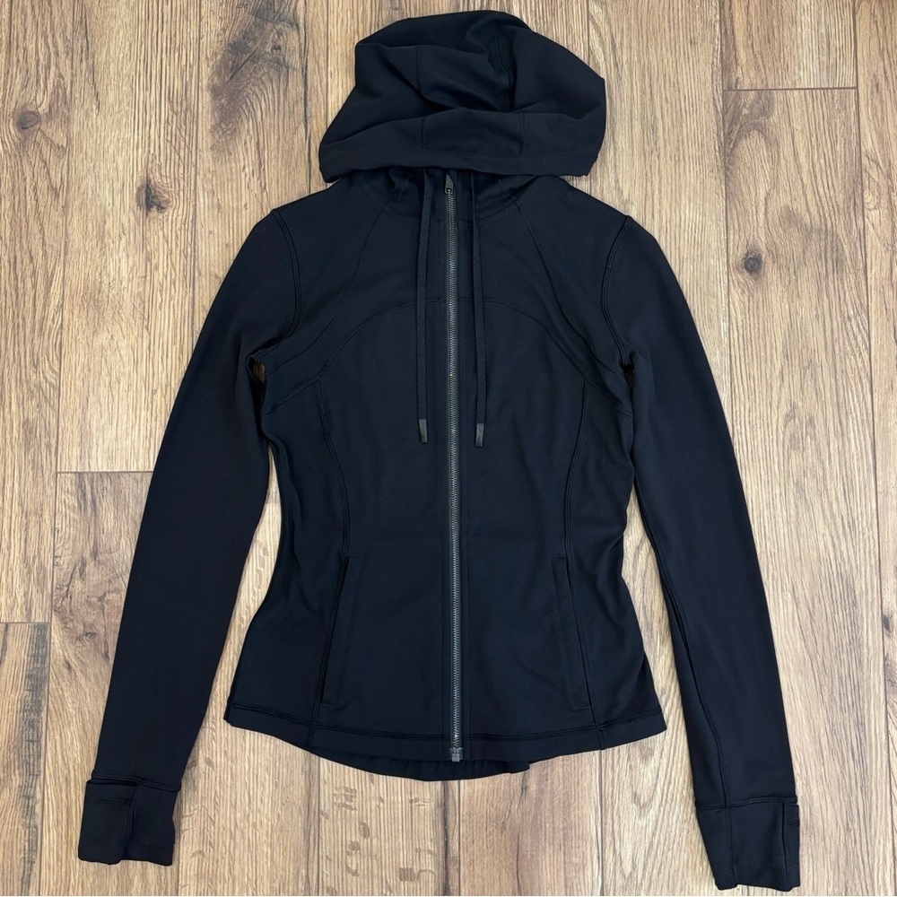 Lululemon Hooded Define Jacket Nulu In Black Size 8